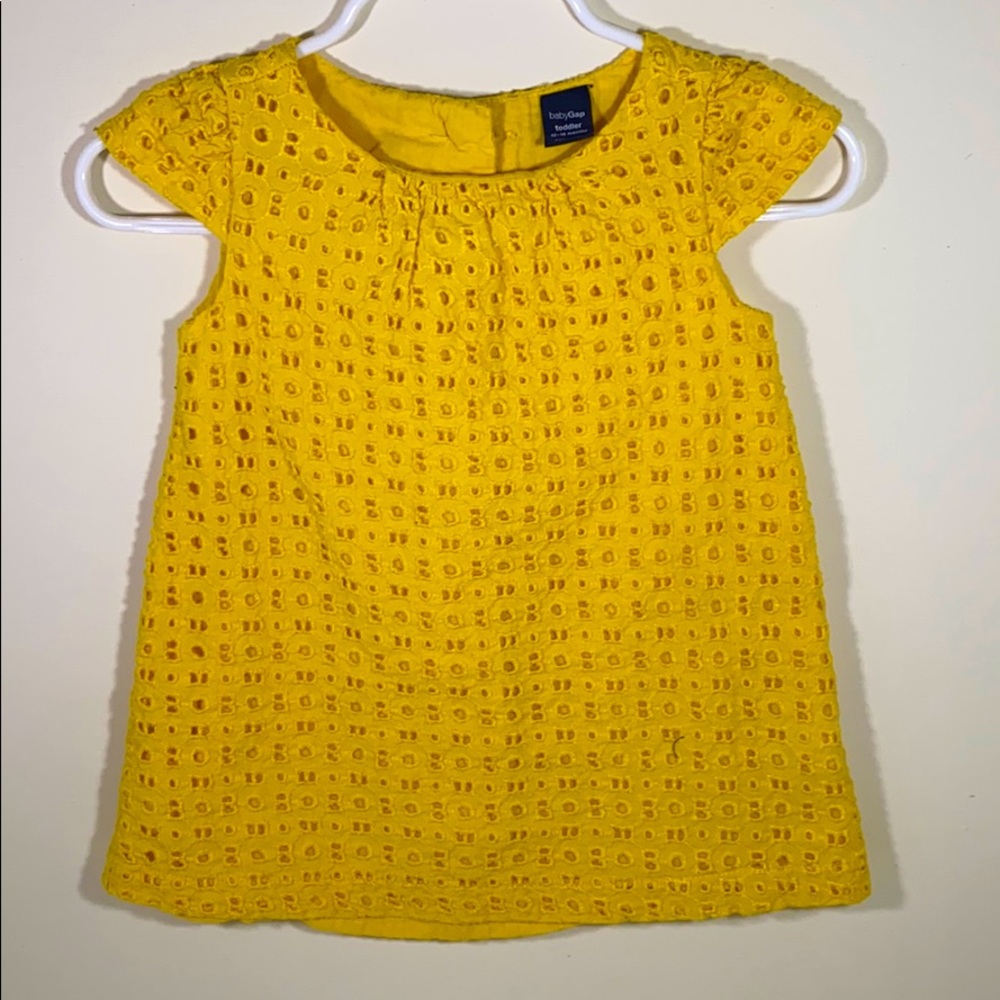 Yellow Gap Dress - 12 to 18 mos.
